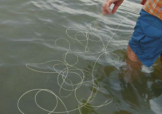 Wurfkurs, Bindekurs und Angelpraxis für das Salzwasserfliegenfischen