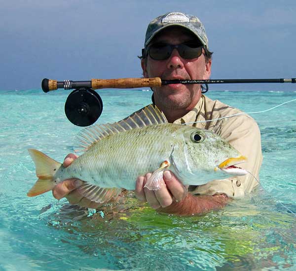 Fliegenfischen im Salzwasser Jobfish