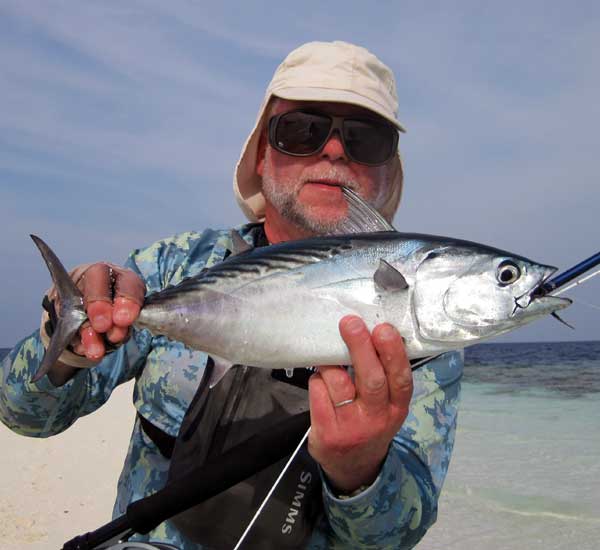 Fliegenfischen im Salzwasser Jobfish