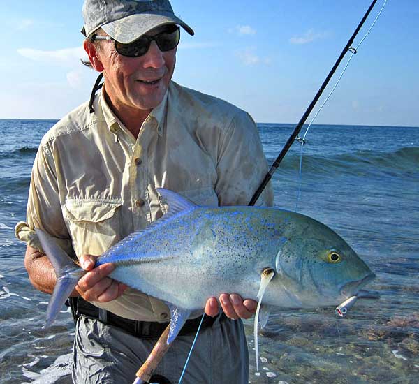 Fliegenfischen in der Brandung