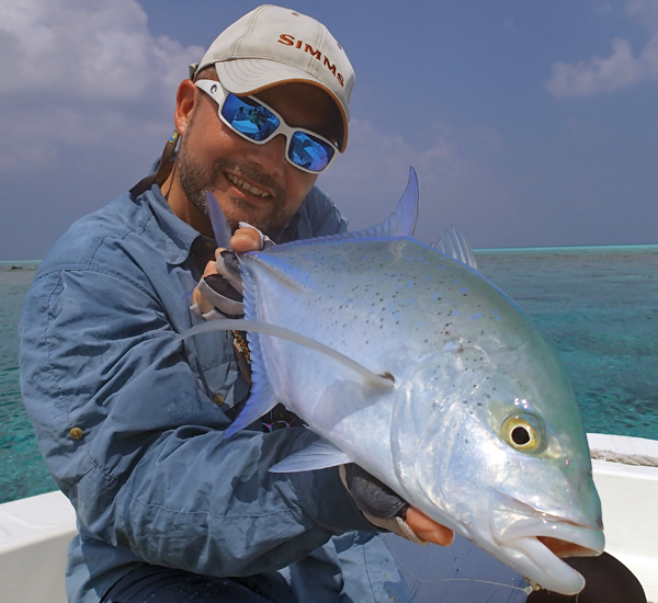 Fliegenfischen auf Bluefin Trevally