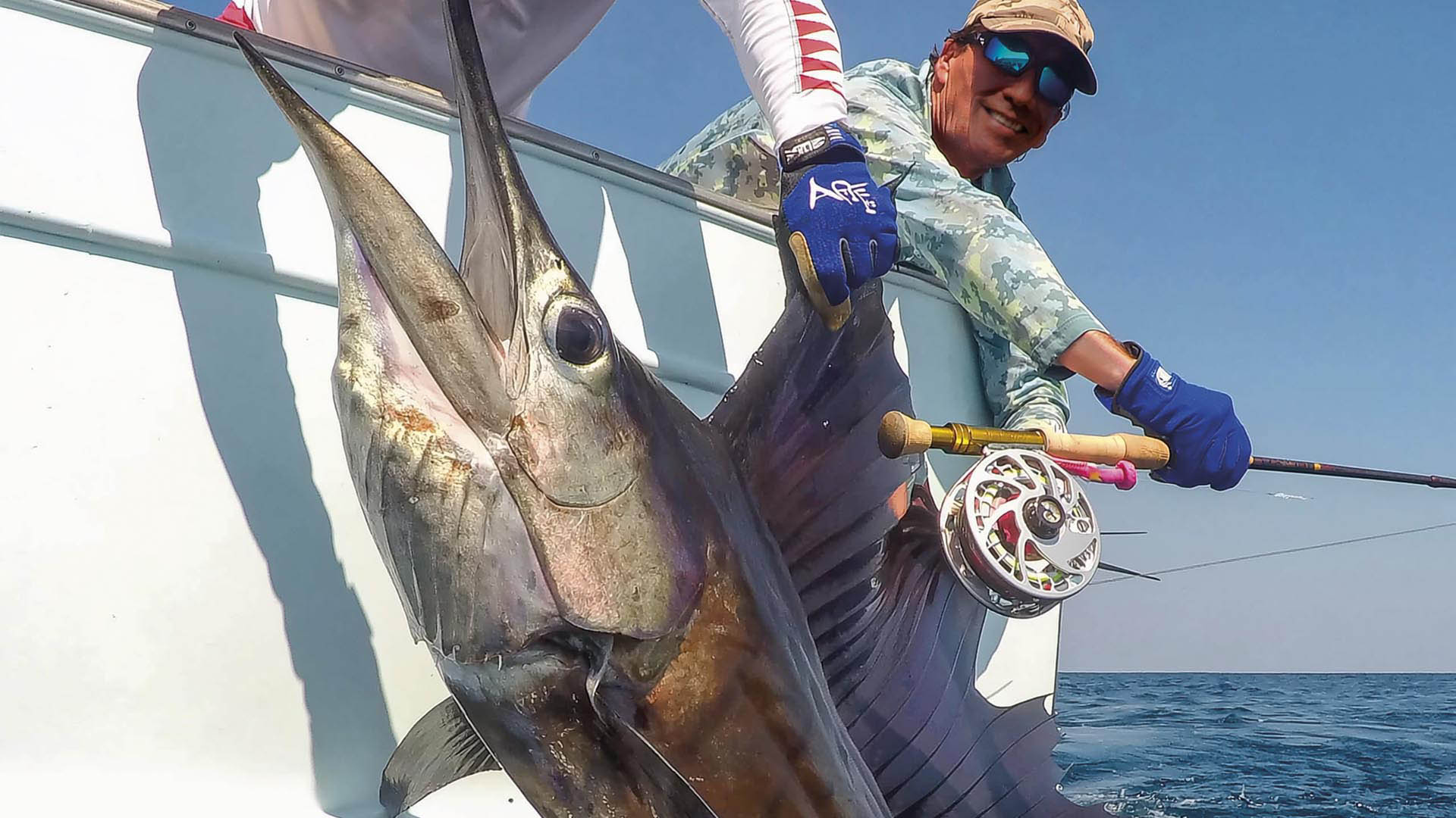 Fliegenfischen auf Segelfisch